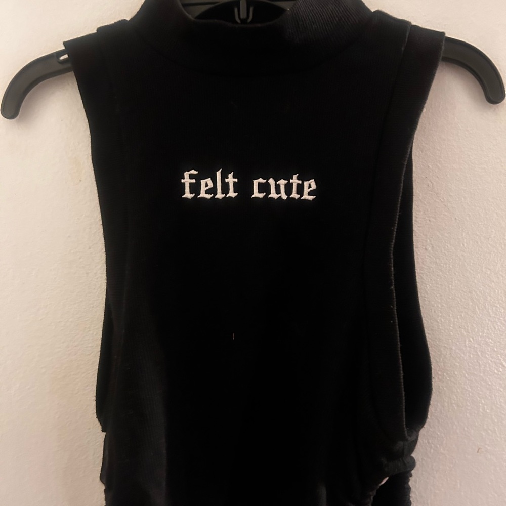 forever 21 felt cute tank